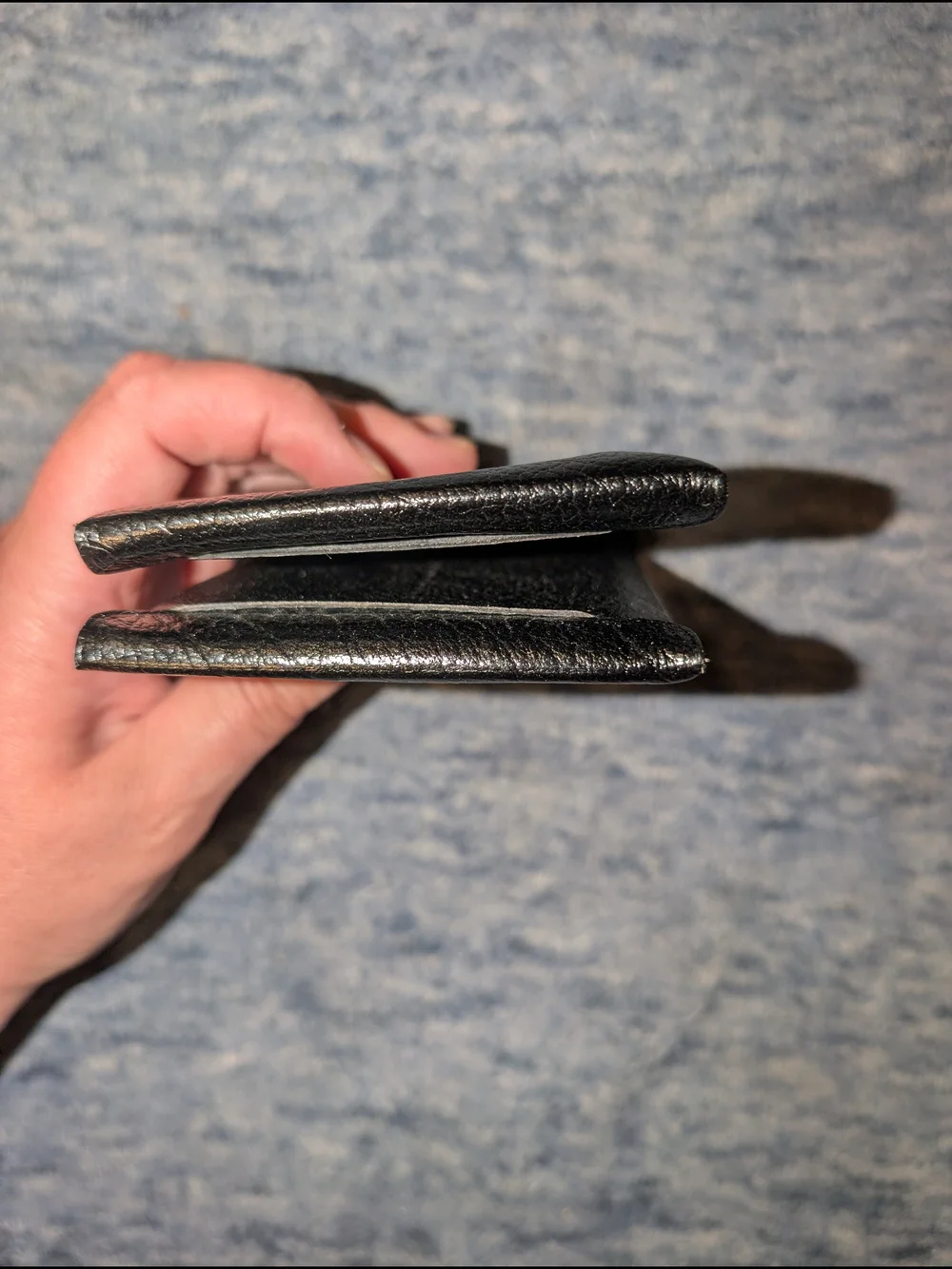 Heritage NWOT Black Leather Bi-Fold Wallet